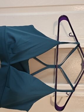 JoyLab Teal Strappy Sports Bra